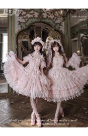 Mademoiselle Pearl The Oath Of Powder Mist JSK and One Piece(Reservation/3 Colours/Full Payment Without Shipping)